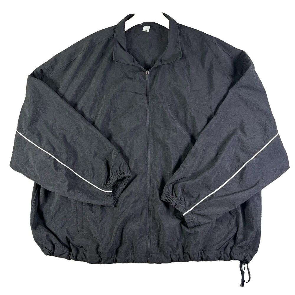 Lululemon License To Train Woven Oversized Jacket Womens XL Black Activewear